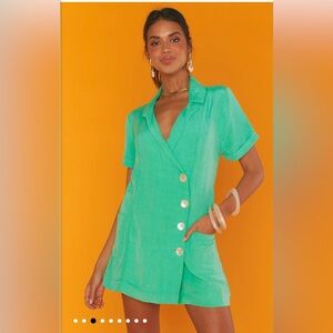 Show Me Your Mumu Bicoastal Blazer Romper